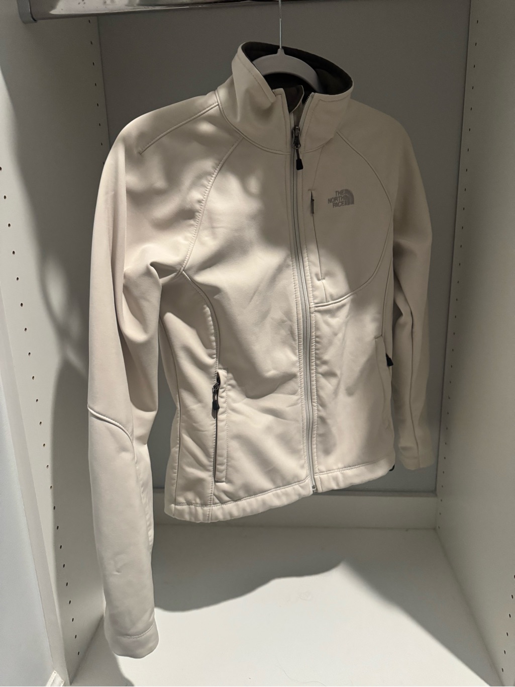 The North Face Women's Cream Softshell Jacket Xs
